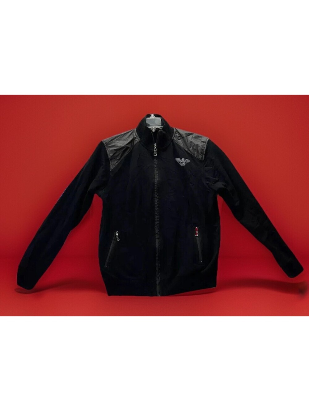 GIORGIO ARMANI Vintage 1973 Athleisure Black  Jacket Women’s Sz XXL (Make Offer)